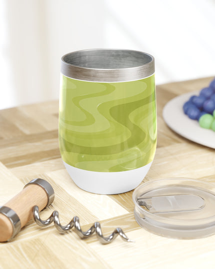 Lemon Wavey 12 oz Chill Wine Tumbler