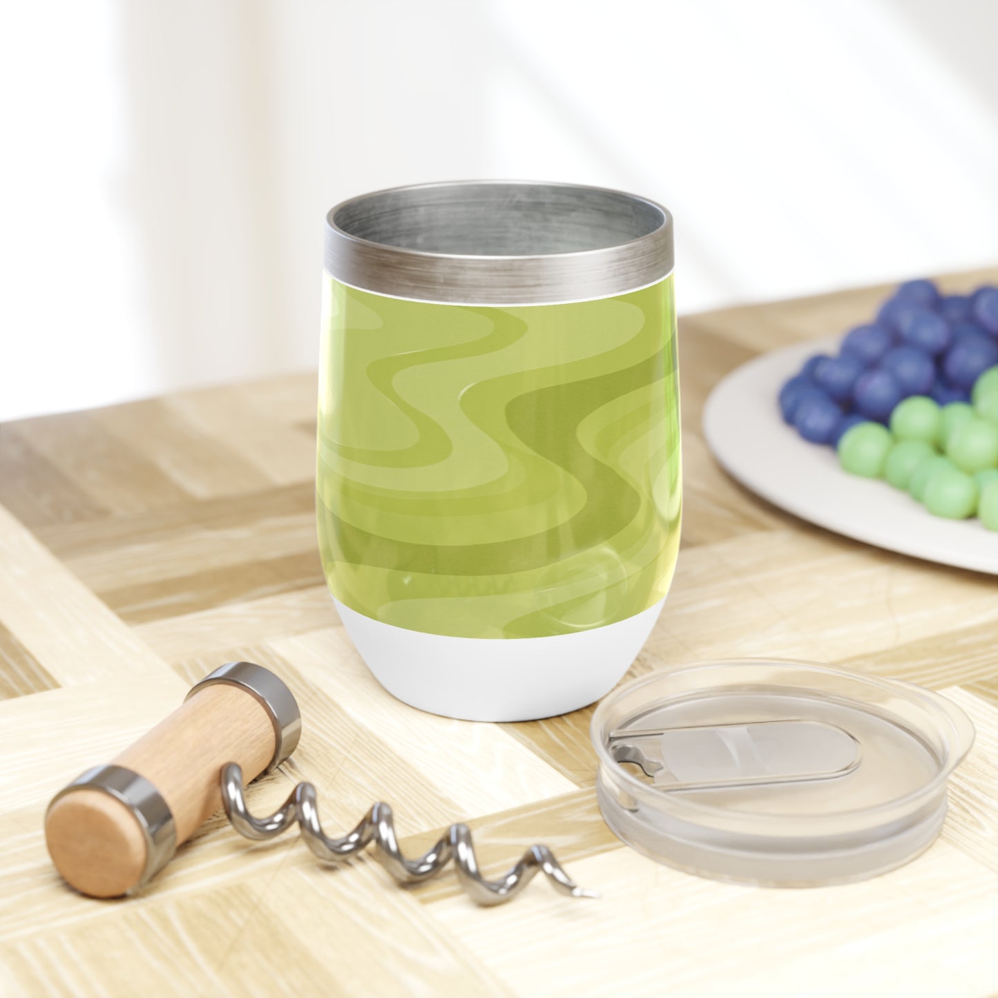 Lemon Wavey 12 oz Chill Wine Tumbler