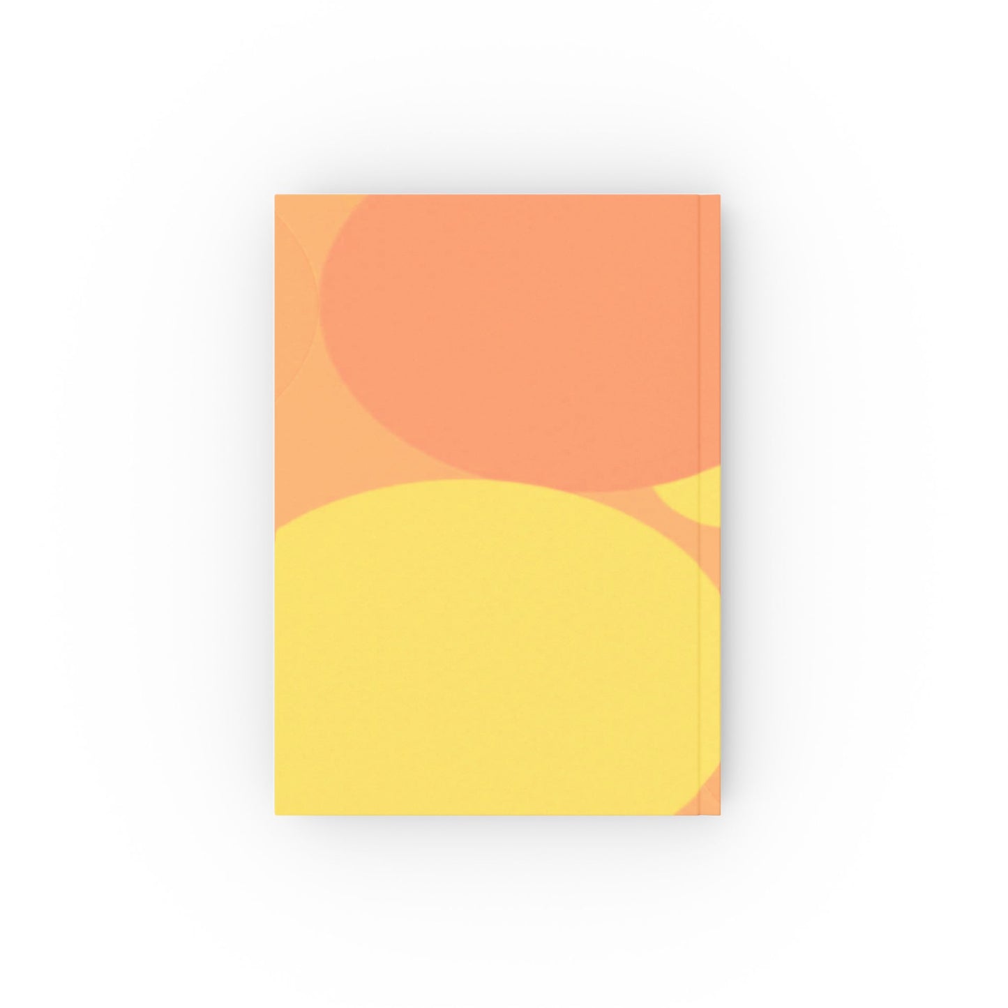 Pastel Bright Oranges Patches 5.2" x 7.4" Hard Backed Journal with 128 blank pages