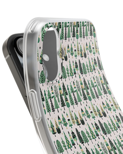 Mini Vintage Green Trees Iphone 16 Plus Flexi Case
