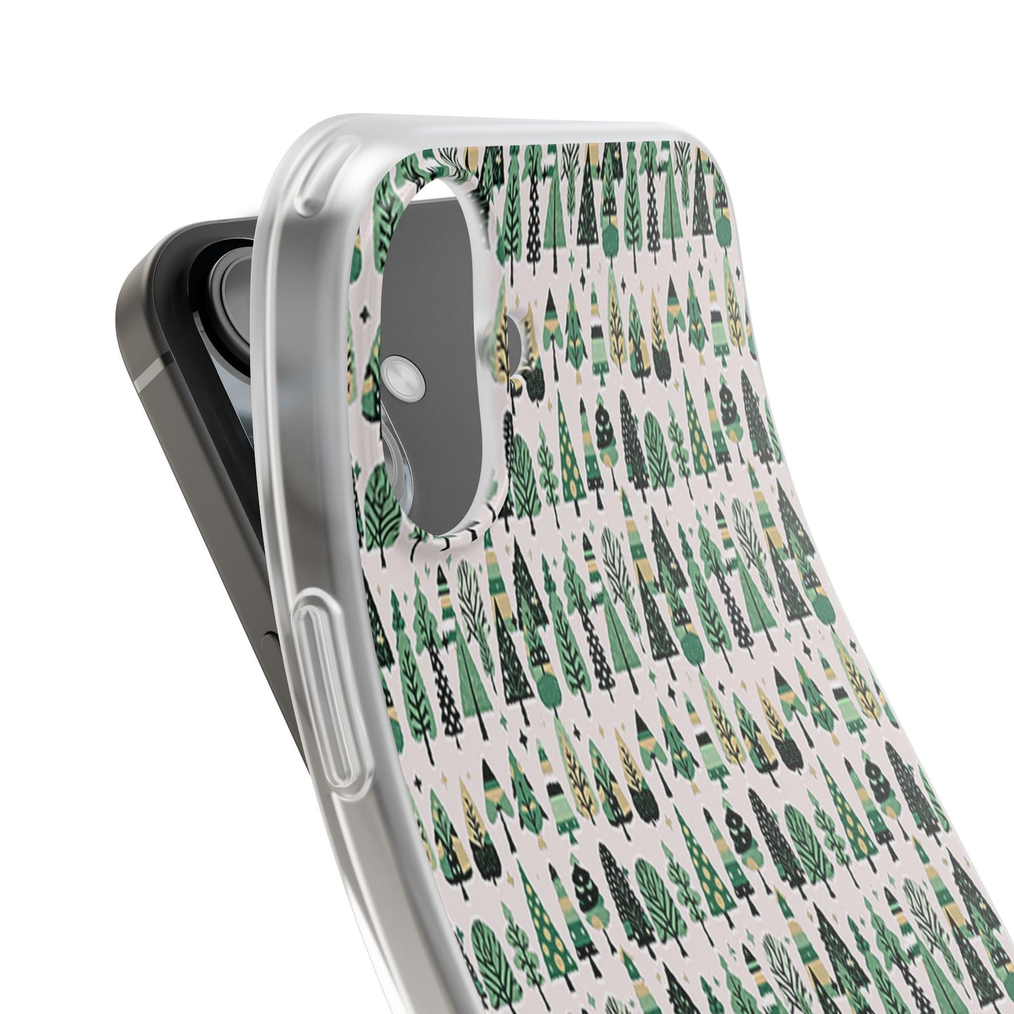 Mini Vintage Green Trees Iphone 16 Plus Flexi Case