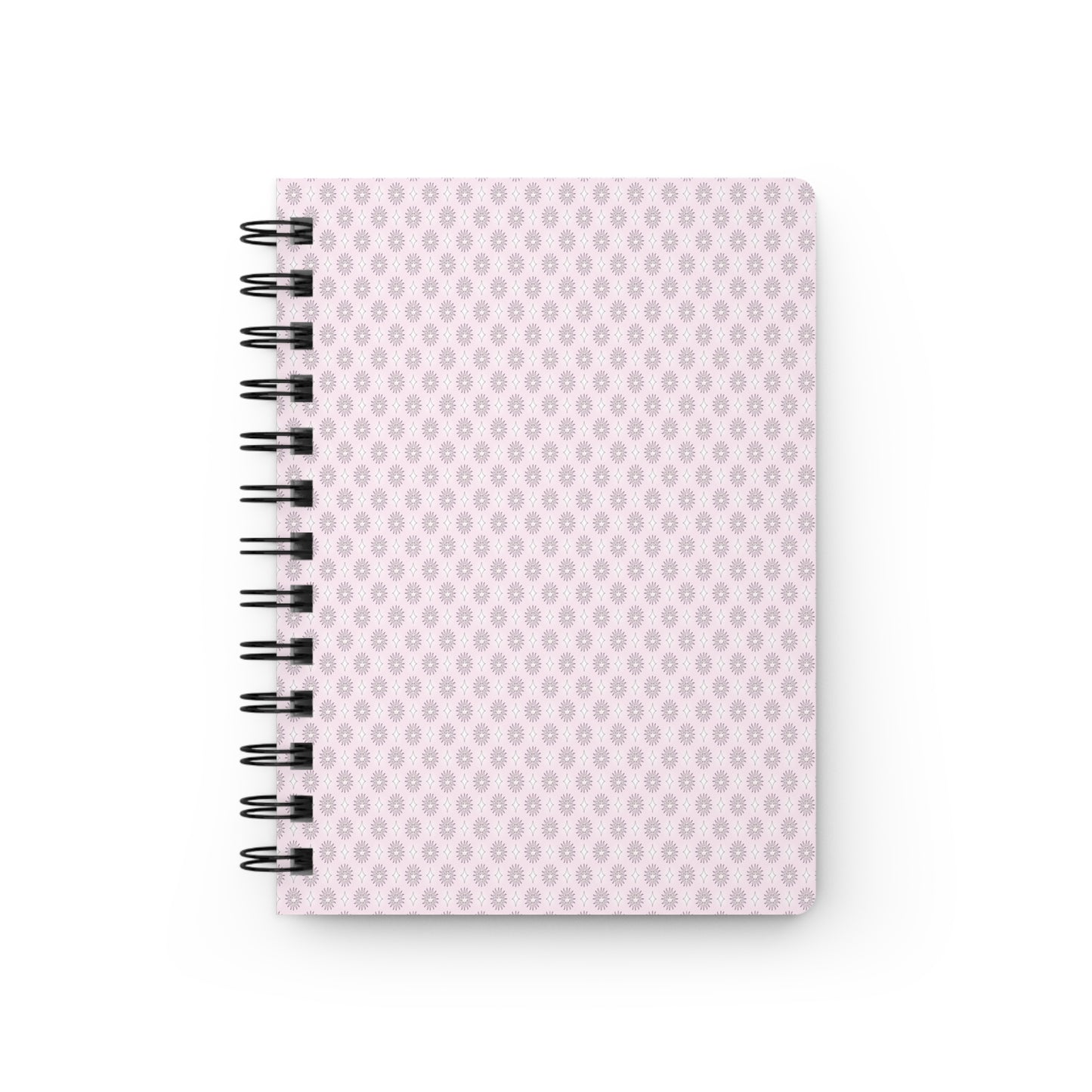Pink Mornings Star-crossed Bodies Spiral Bound Journal, 5" x 7" 150 pages