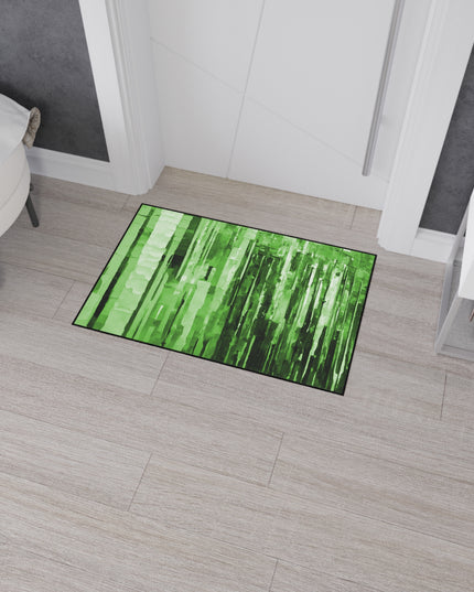 Striped Mint Pastels 24" x 36" Heavy Duty Floor Mat