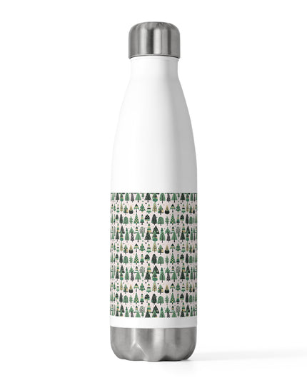 Mini Vintage Green Trees 20oz Insulated Water Bottle