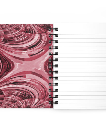 Uzi Spiral Ruby Bound Journal, 5" x 7" 150 pages
