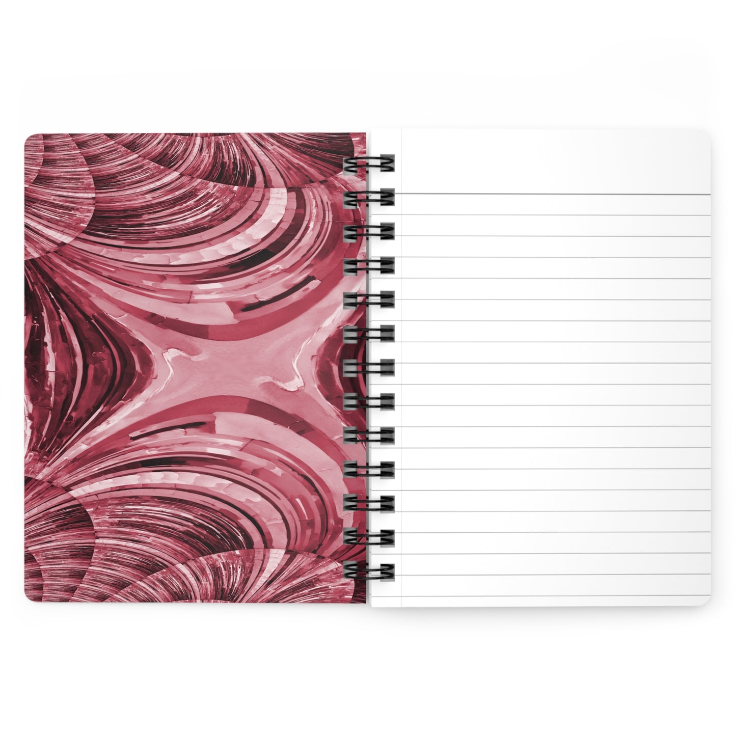 Uzi Spiral Ruby Bound Journal, 5" x 7" 150 pages