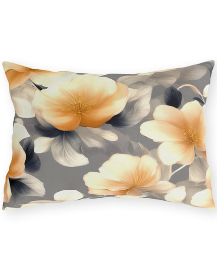 Soft Blossom Floral Bunch Outdoor Pillow, 20" x 14"