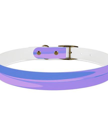 Pastel Purple Family Patches Extra Large Dog Collar