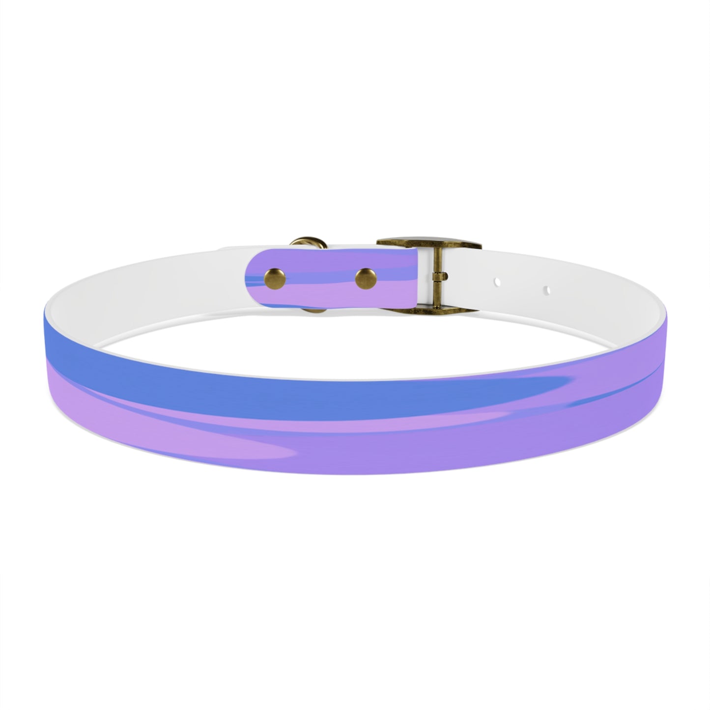 Pastel Purple Family Patches Extra Large Dog Collar