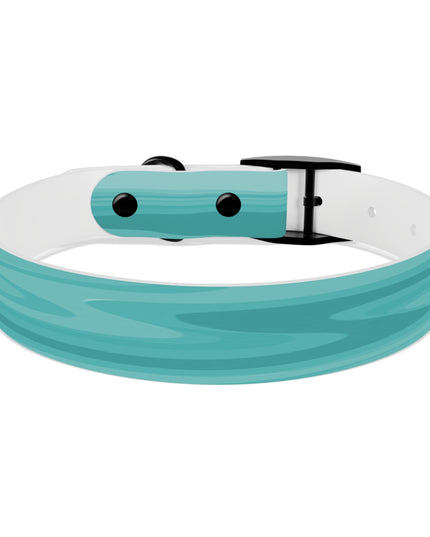 Tif Green Wavey Medium Dog Collar