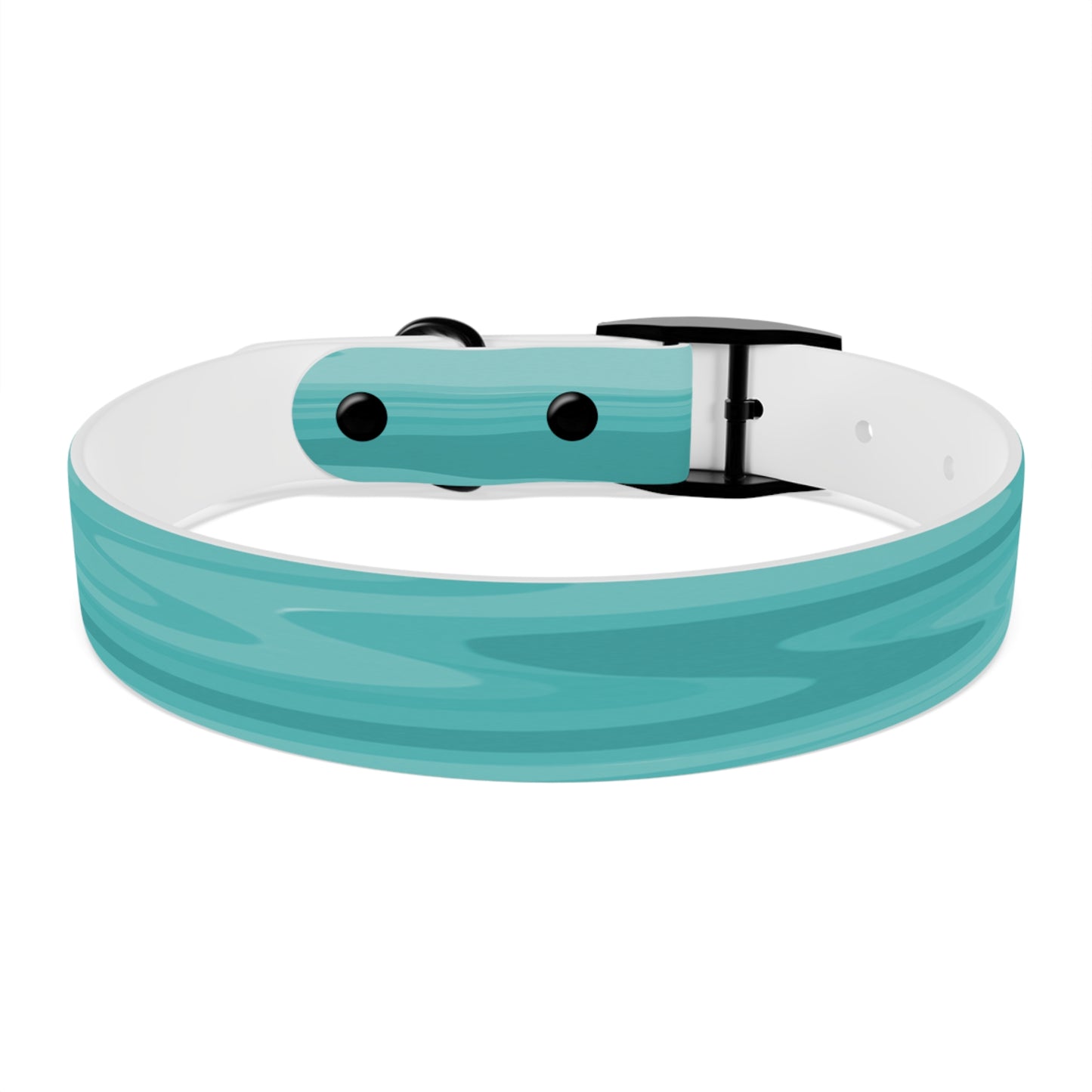 Tif Green Wavey Medium Dog Collar