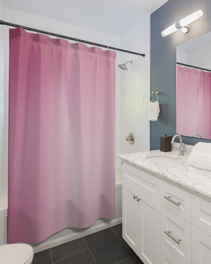 Pink Blush Fade Shower Curtains, 71" x 74"