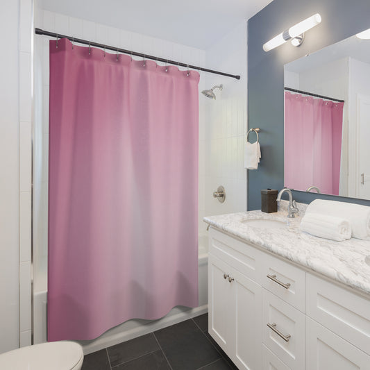 Pink Blush Fade Shower Curtains, 71" x 74"