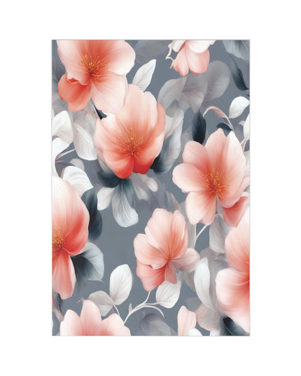 Red Blossom Floral Bunch Postcards (7 pcs)
