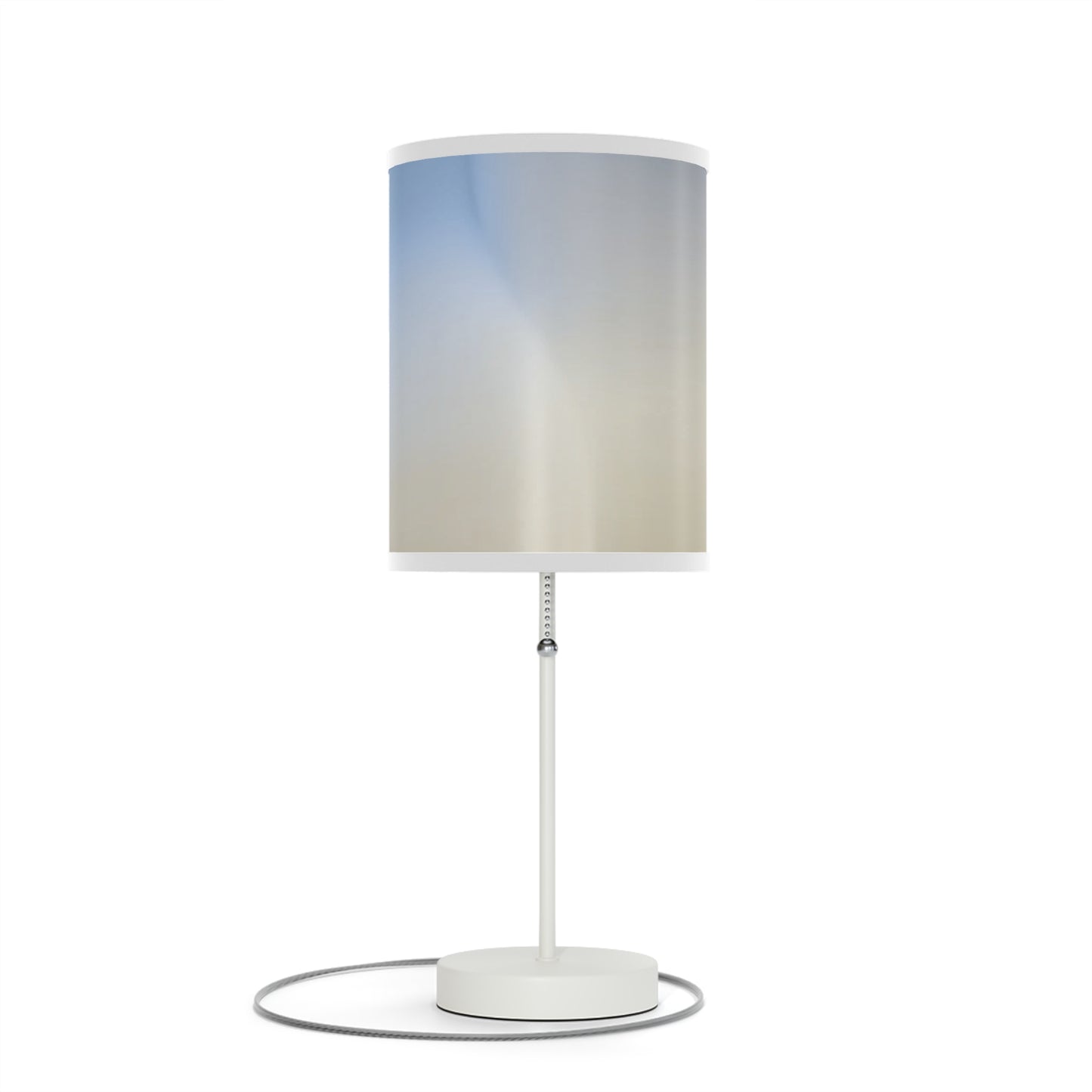 Cobalt Fade Table Lamp on a White or Silver Stand, US|CA plug