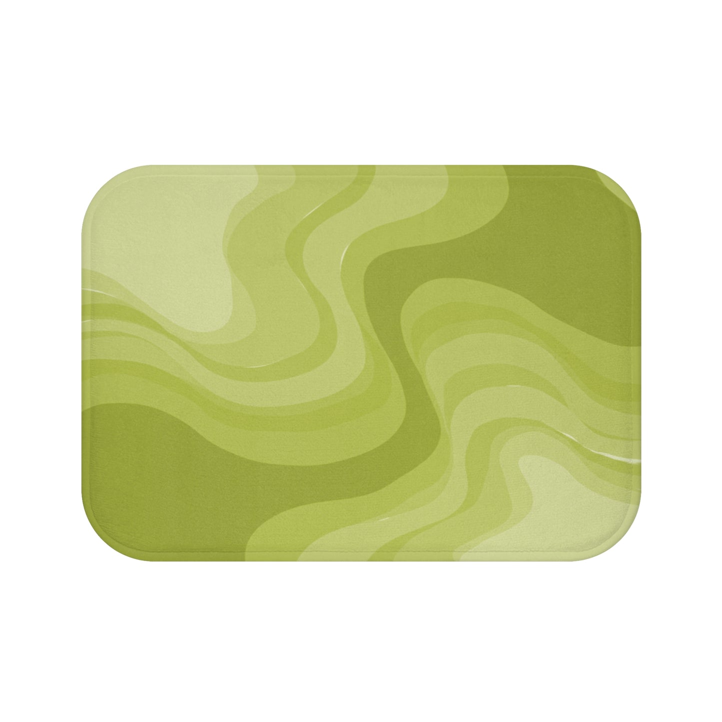 Lemon Wavey 24" x 17" Bath Mat