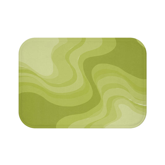 Lemon Wavey 24" x 17" Bath Mat