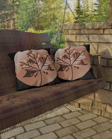 Soft Maple Leaf 18" x 18" Outdoor Pillow