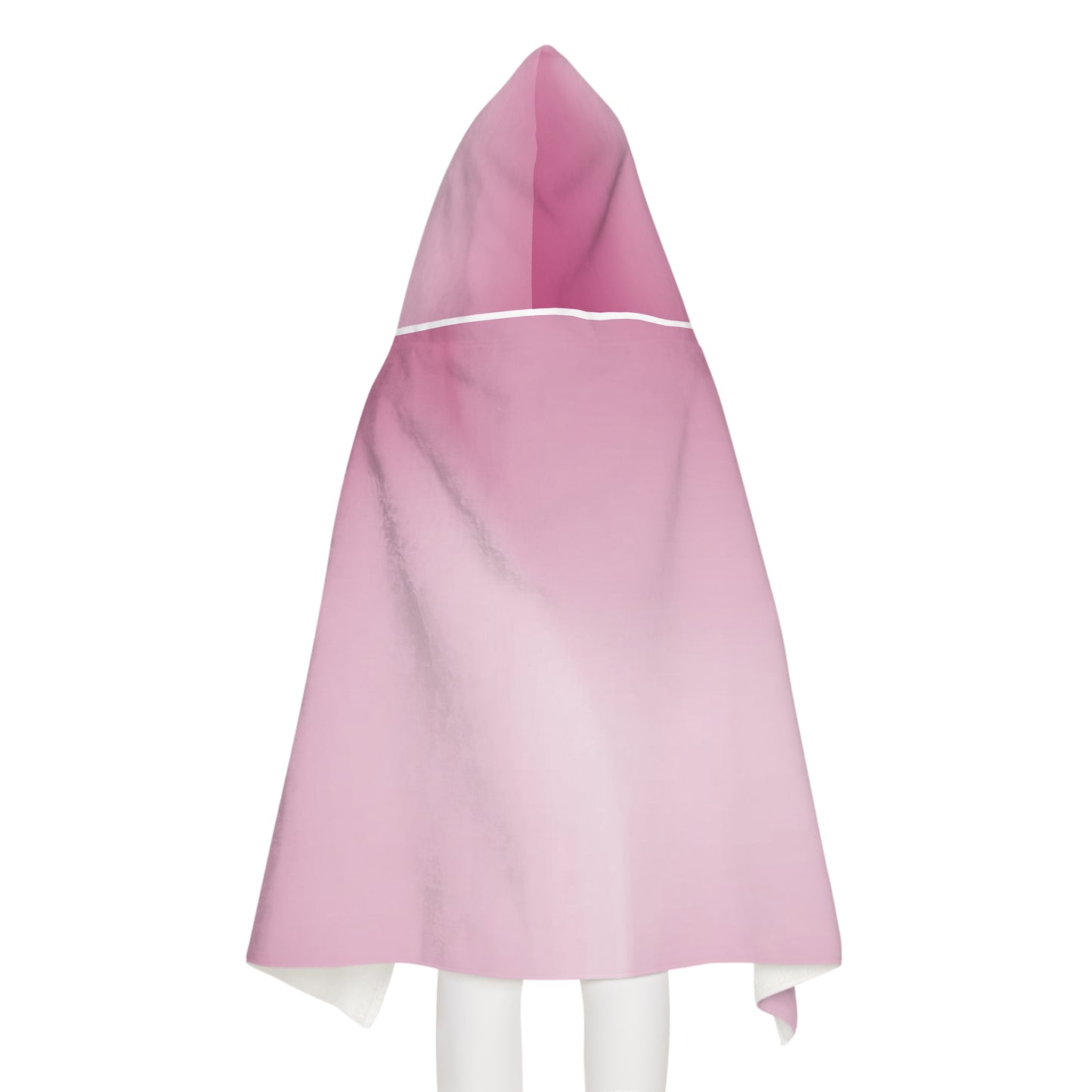 Pink Blush Fade Youth Hooded Towel, 24" x 48"
