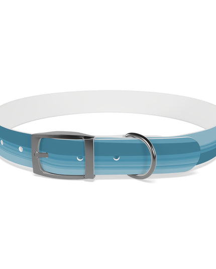 Sky Blue Wavey Extra Large Dog Collar