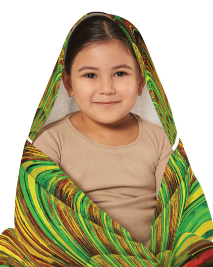Uzi Spiral Beta Youth Hooded Towel, 24" x 48"