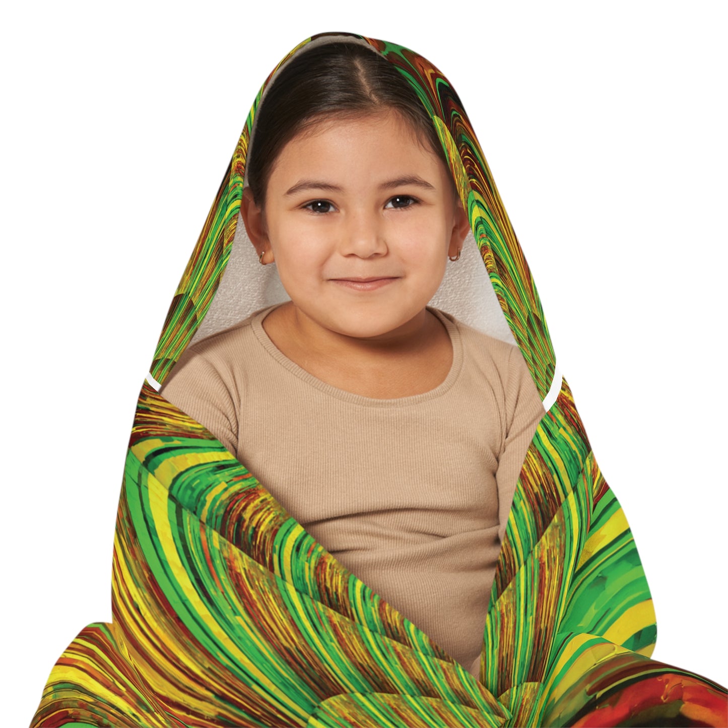 Uzi Spiral Beta Youth Hooded Towel, 24" x 48"