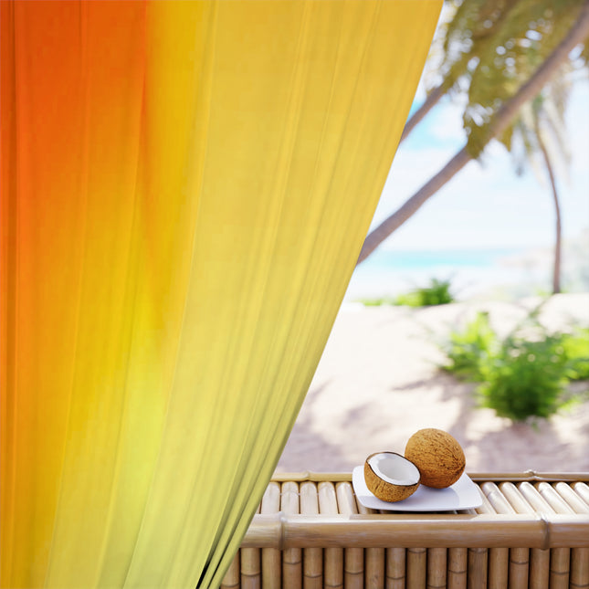 Phoenix Fade Window Curtain, 50" x  84", blackout