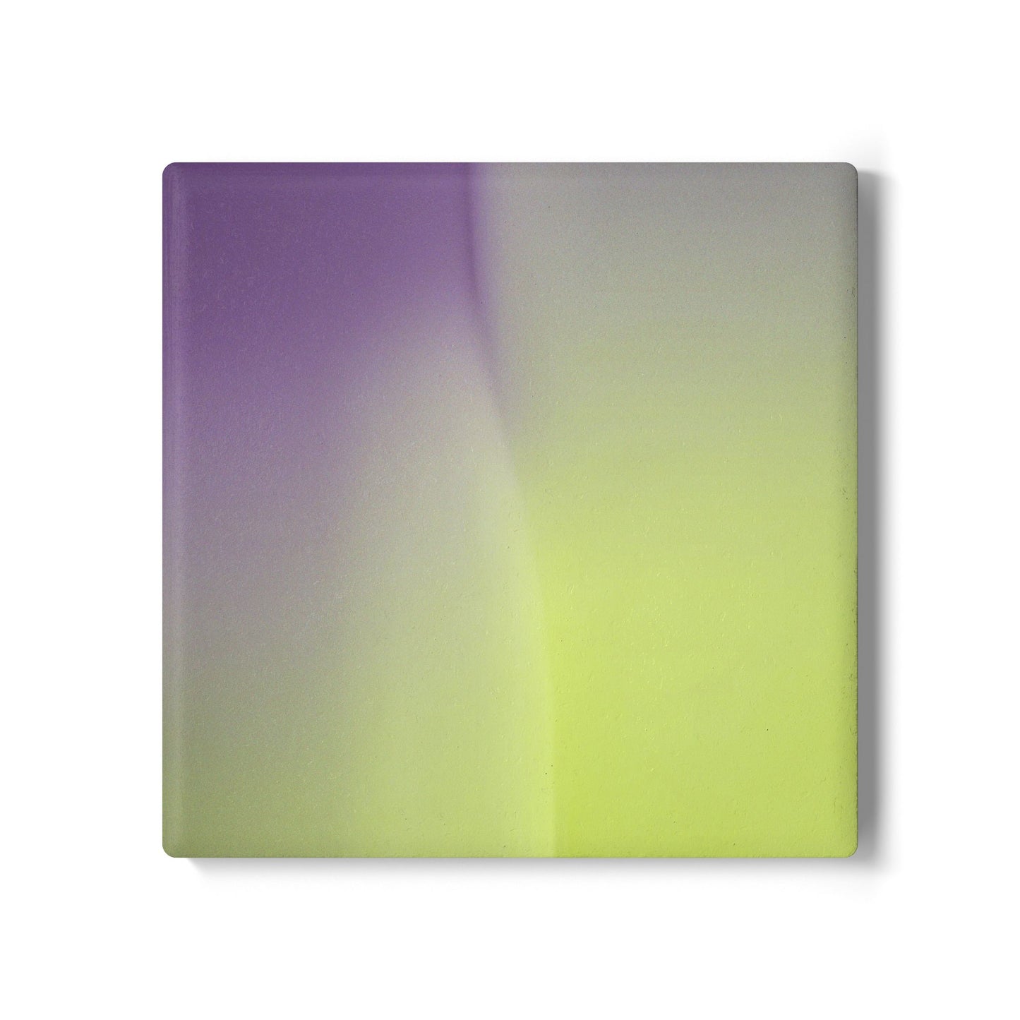 Purple Golden Fade 4" x 4" Square Ceramic Coaster