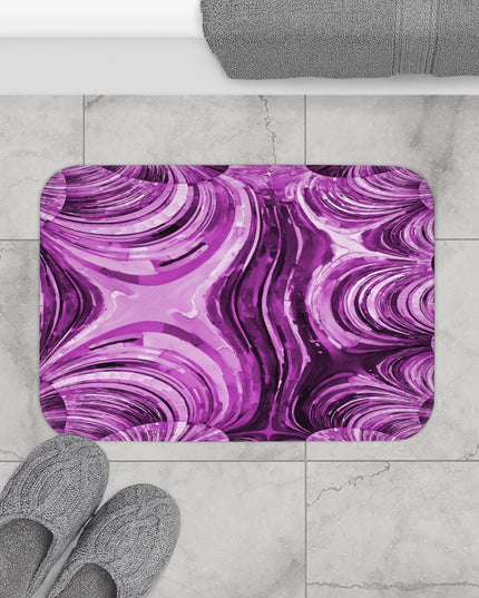 Uzi Spiral Powder Lavender 24" x 17" Bath Mat