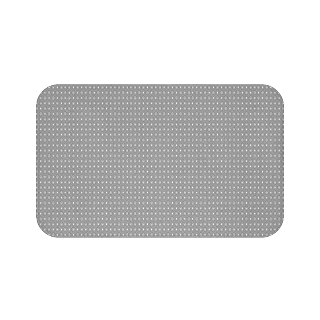 Desaturated Star-crossed Bodies 34" x 21" Bath Mat