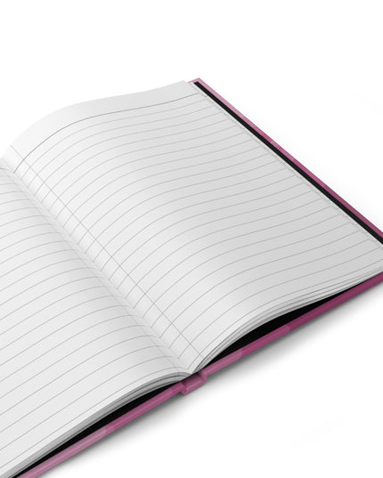 Pinky Mauve Wavey 5.75" x 8" Hardcover Journal Matte with 150 lined pages