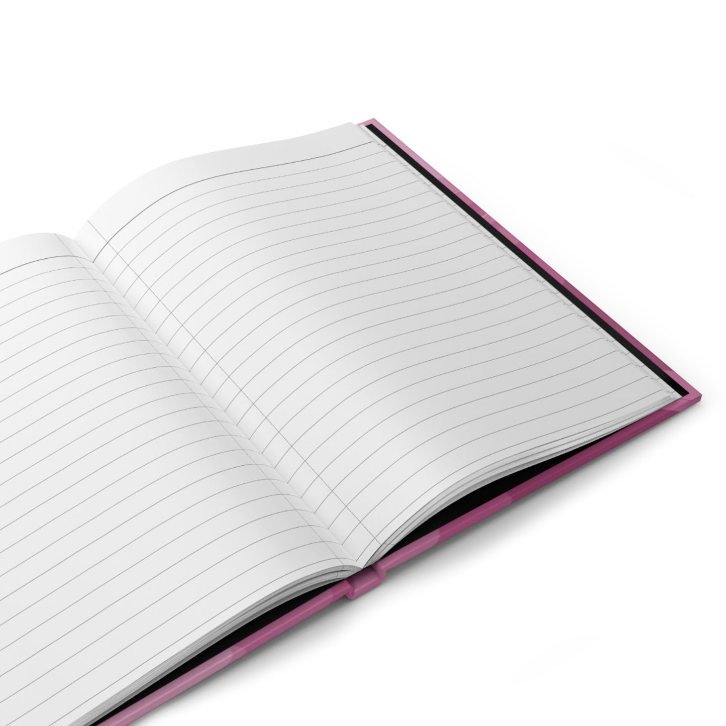 Pinky Mauve Wavey 5.75" x 8" Hardcover Journal Matte with 150 lined pages