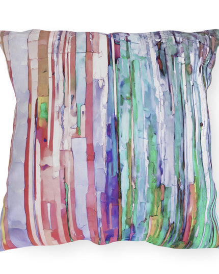 Striped Pastels 20" x 20" Outdoor Pillow