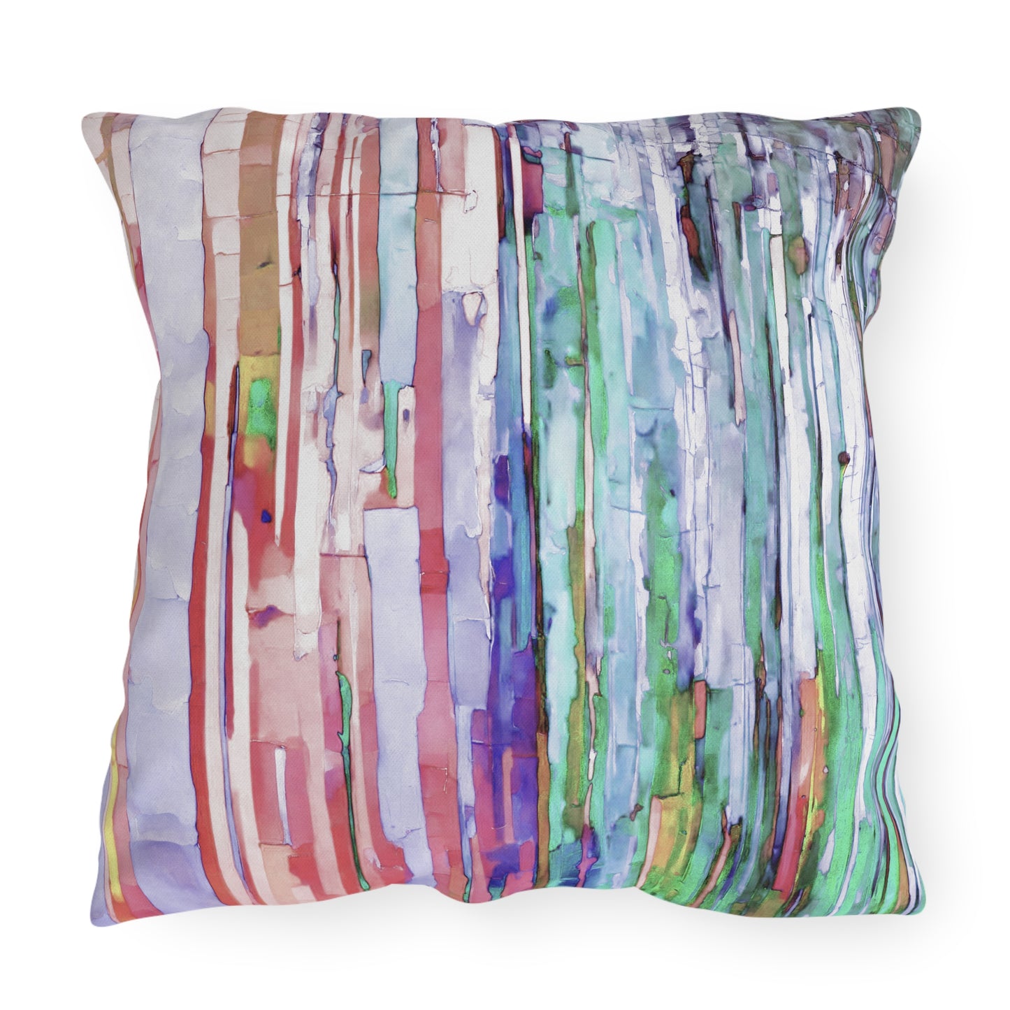 Striped Pastels 20" x 20" Outdoor Pillow