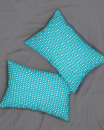 Tif Green Star-crossed Bodies Spun Polyester Lumbar Pillow, 20" x 14"