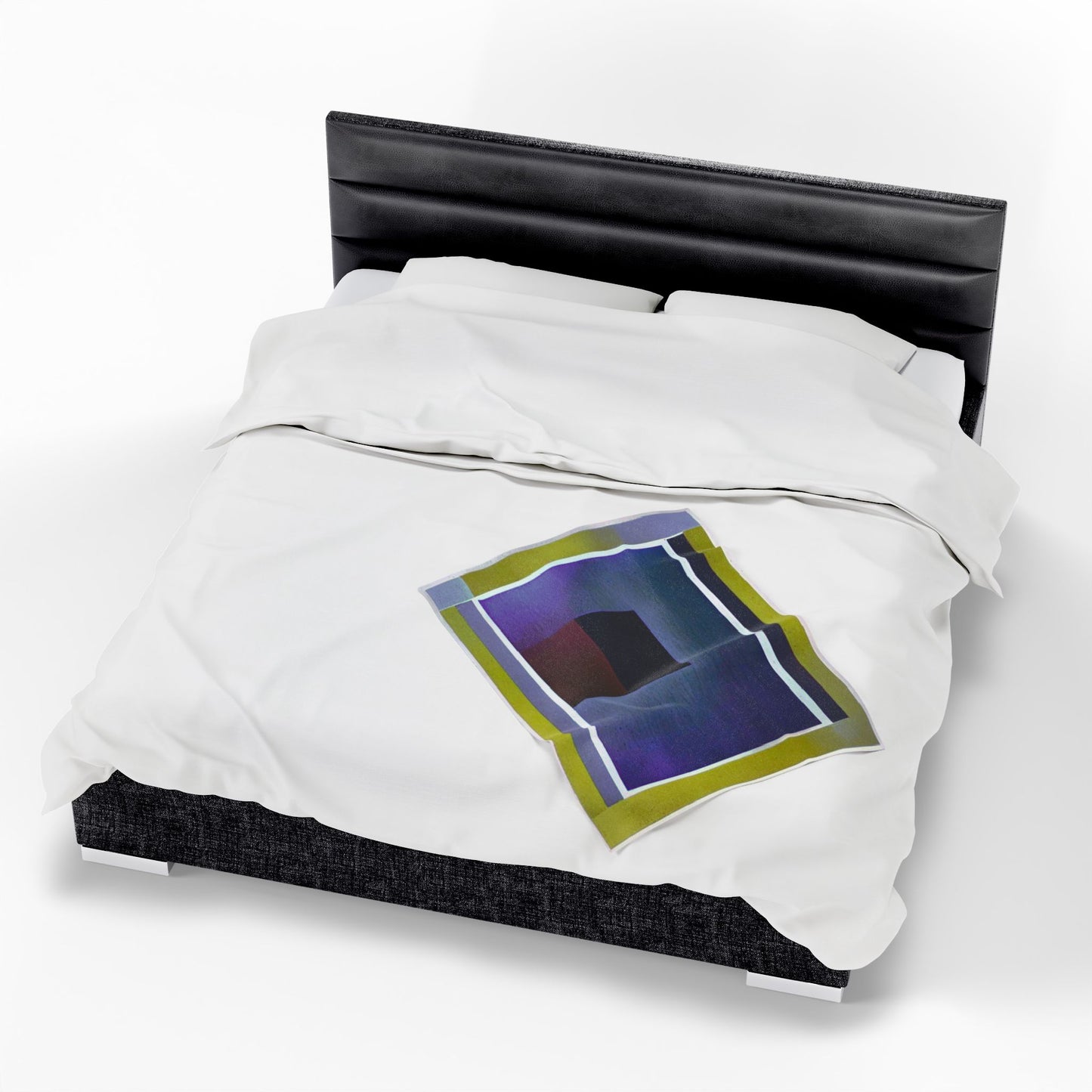 Zeta Shadow Velveteen Plush Blanket, 30" x 40"