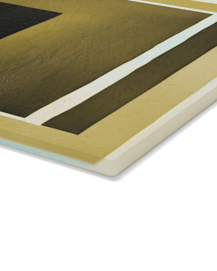 Tan Shadow Glass Cutting Board, 11" x 15"
