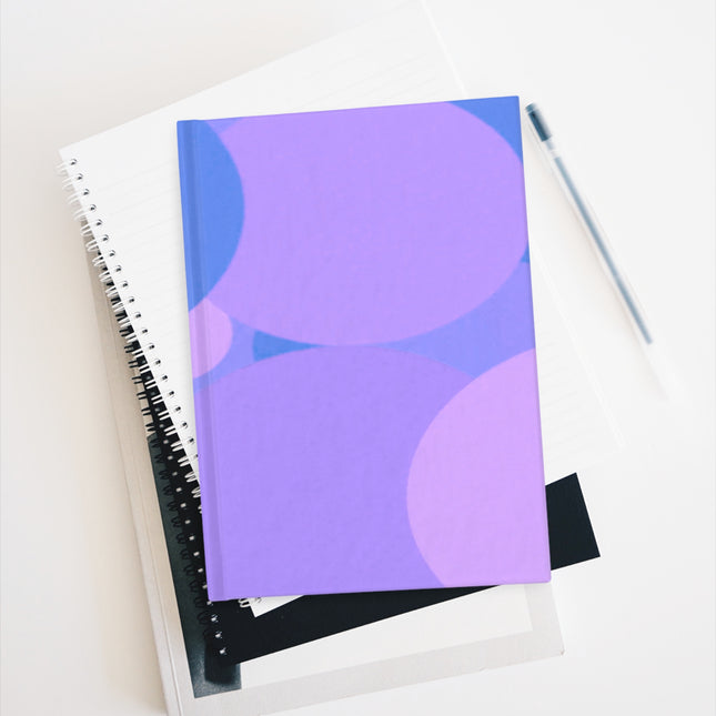 Pastel Purple Family Patches 5" x 7" Journal - 128 Blank pages