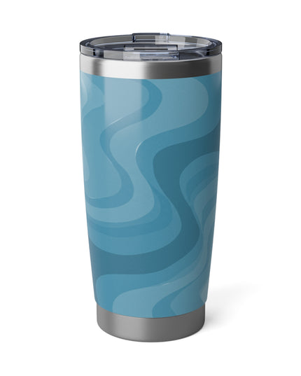Sky Blue Wavey Vagabond 20oz Tumbler