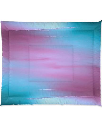 Wine Sea Blue Fog 104" × 88" Comforter