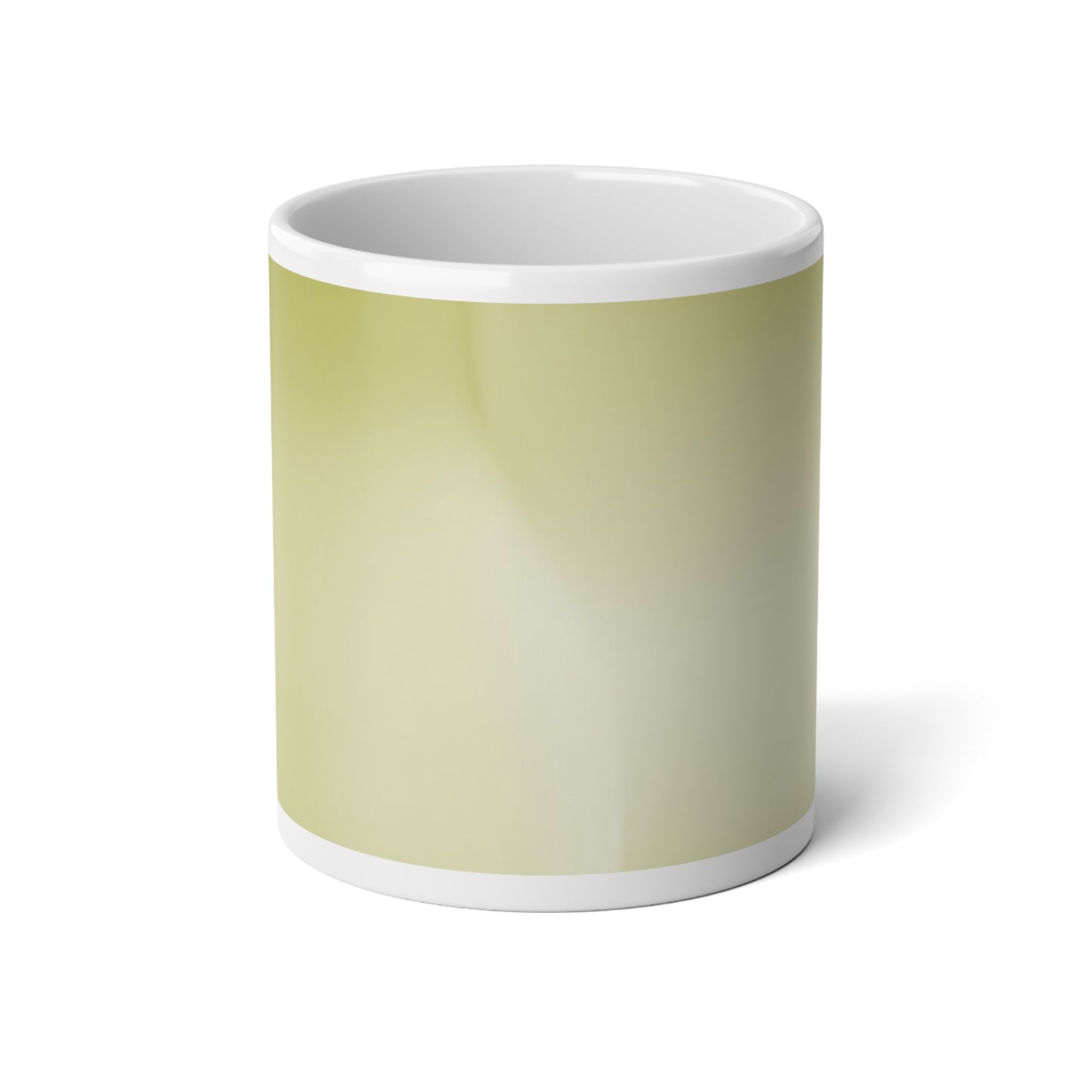 Lemon Fade 20 oz White Glossy Jumbo Mug