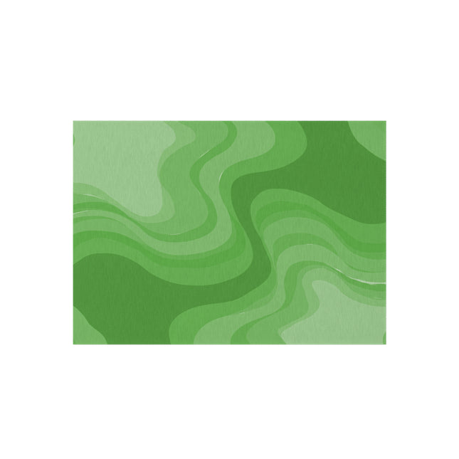 Greenie Meanie Wavey 60" x 84" Outdoor Rug