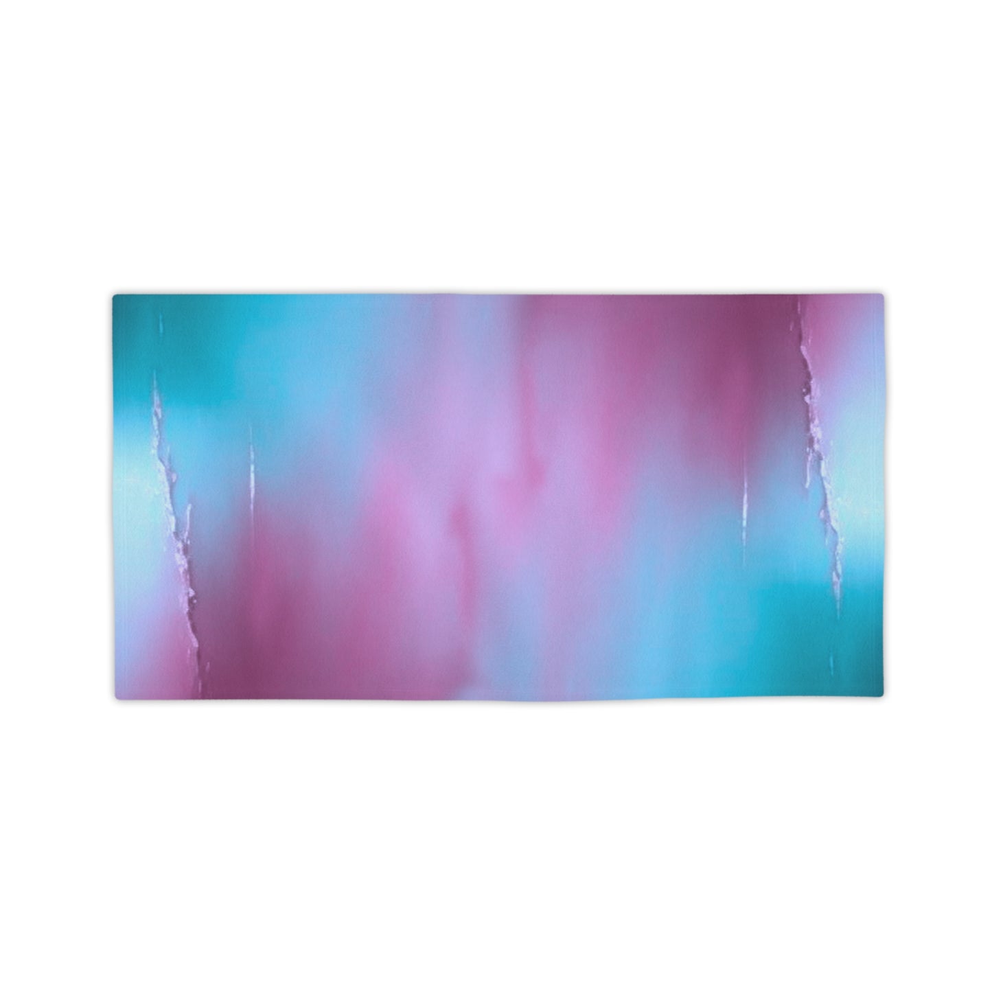 Wine Sea Blue Fog Beach Towel, 24" x 44"