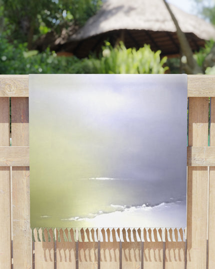 Lavender Sea Golden Fog 38" × 81" Boho Beach Cloth