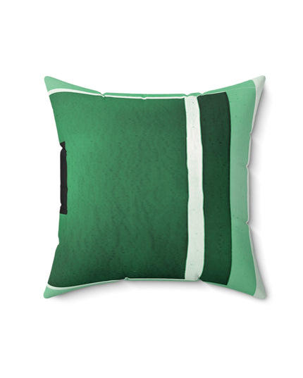 Mint Shadow 16" x 16" Faux Suede Square Pillow