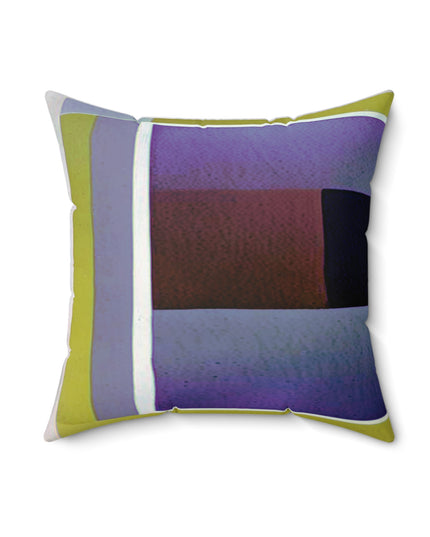 Zeta Shadow 18" x 18" Faux Suede Square Pillow