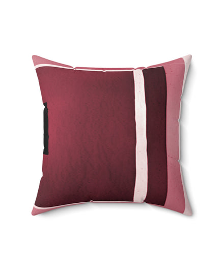 Red Shadow 16" x 16" Faux Suede Square Pillow