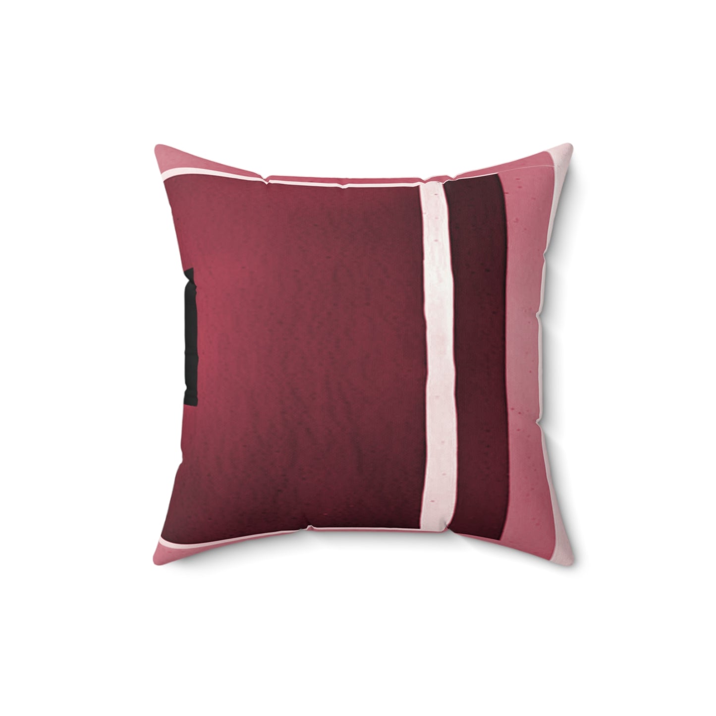 Red Shadow 16" x 16" Faux Suede Square Pillow