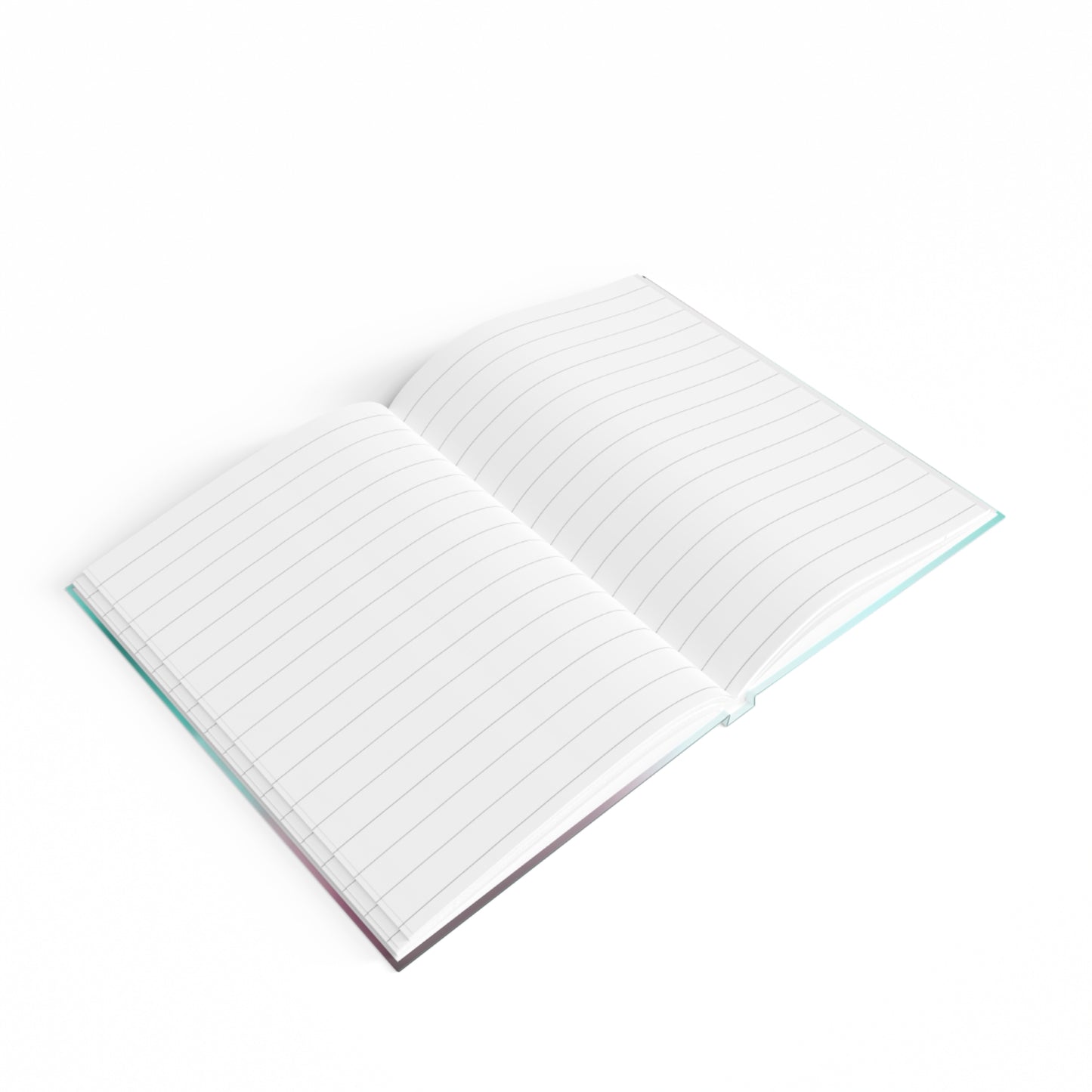 Green Sea Lavender Fog 5" x 7" Journal - 128 Ruled Line pages