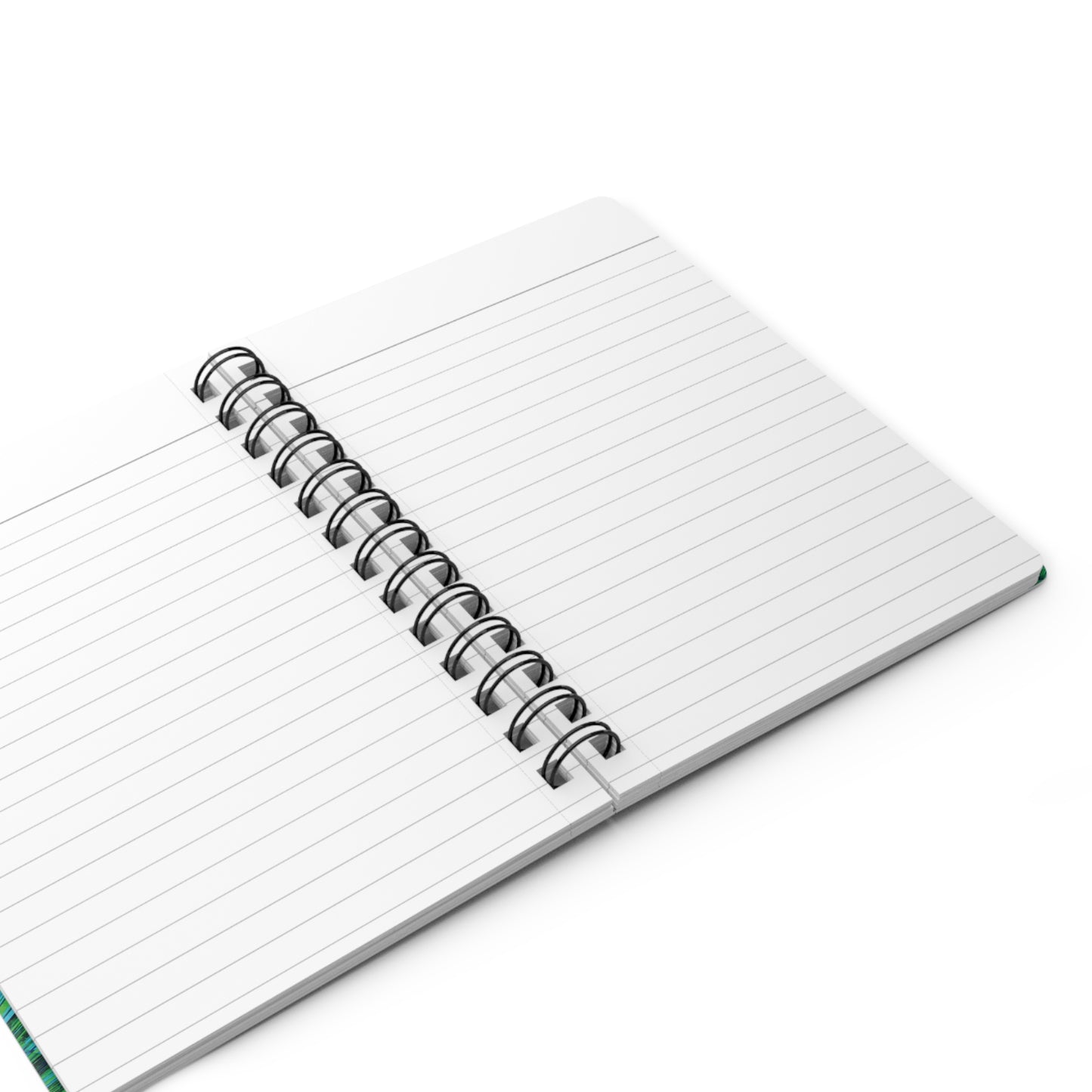 Uzi Spiral Blue Green Bound Journal, 5" x 7" 150 pages
